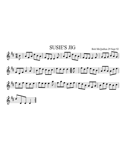 SUSIE'S JIG (Version 2)
