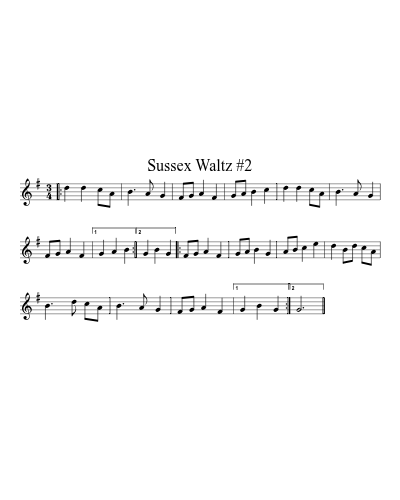 Sussex Waltz #2