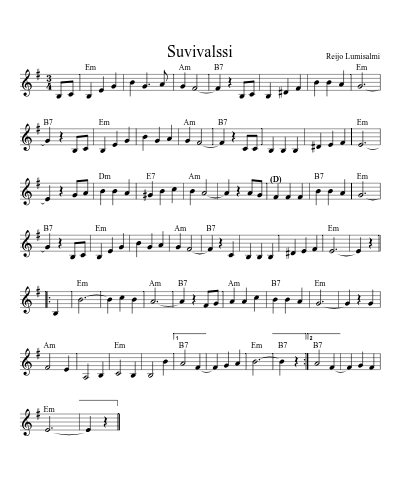 Suvivalssi (Version 3)