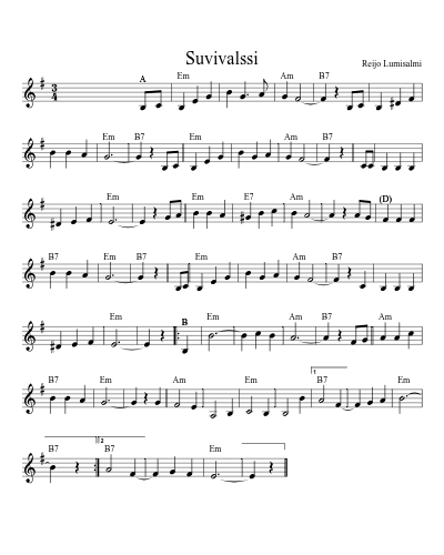 Suvivalssi (Version 4)