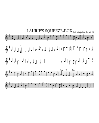 LAURIE'S SQUEEZE-BOX