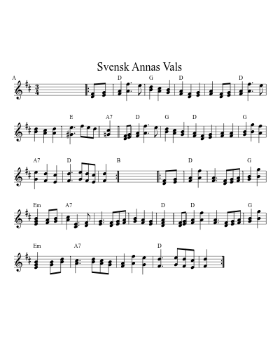 Svensk Annas Vals preview