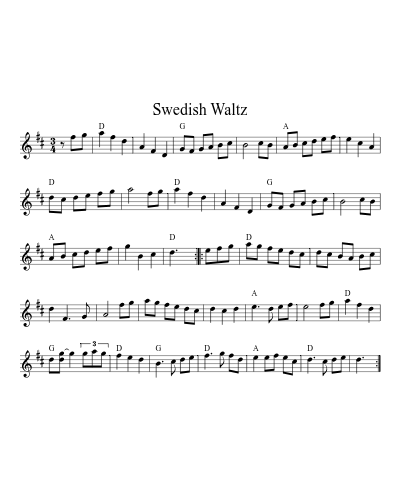 Swedish Waltz (Version 2) preview