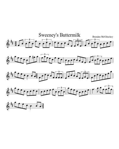 Sweeney's Buttermilk (Version 6)