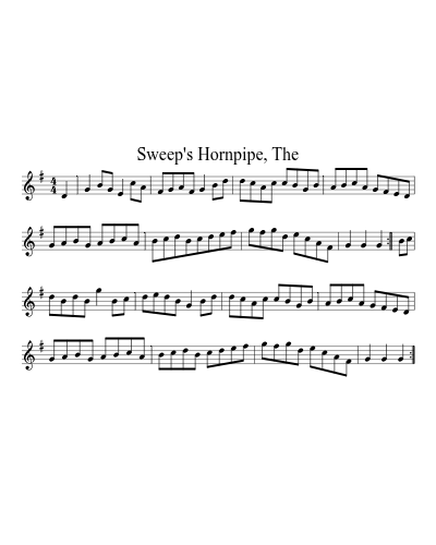 Sweep's Hornpipe, The (Version 2)
