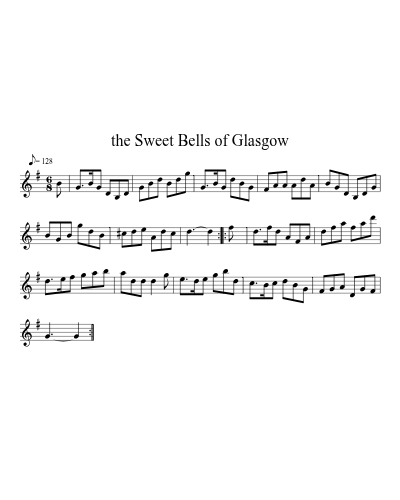 the Sweet Bells of Glasgow