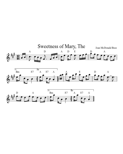 Sweetness of Mary, The (Version 3)