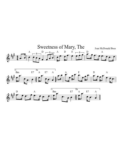 Sweetness of Mary, The (Version 5)