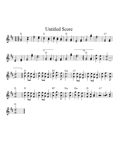 Szla Dzieweczka C D 64 3 (Version 4) sheet music preview