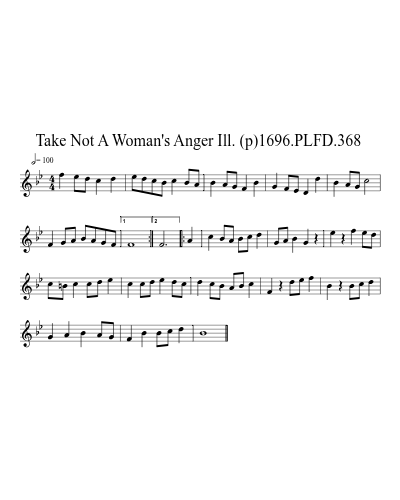 Take Not A Woman's Anger Ill. (p)1696.PLFD.368 preview