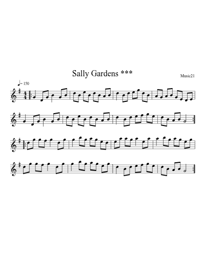 Sally Gardens *** preview