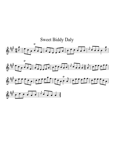 Sweet Biddy Daly (Version 2)