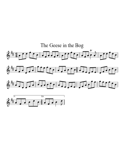 The geese in the bog (Version 2)