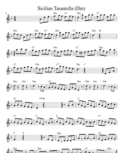 Sicilian Tarantella (Em)