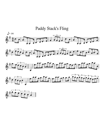 Paddy Stack's Fling