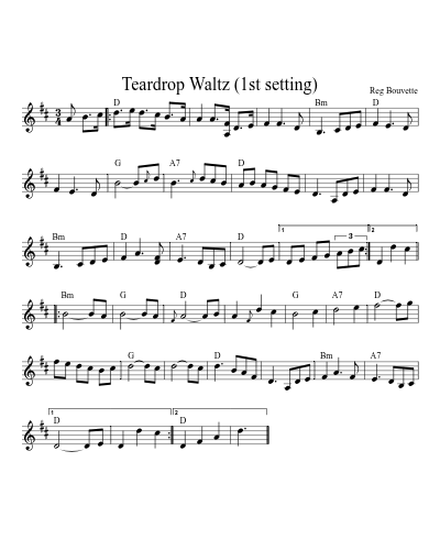 Teardrop Waltz (1st setting) preview