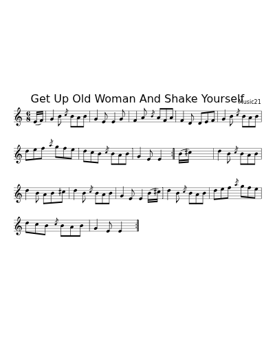 Get Up Old Woman And Shake Yourself (Version 2)