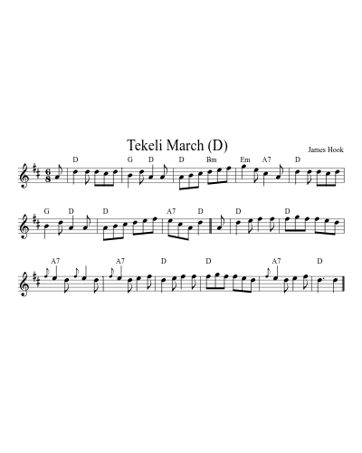 Tekeli March   (D) (Version 6)