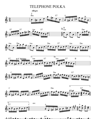 TELEPHONE POLKA
