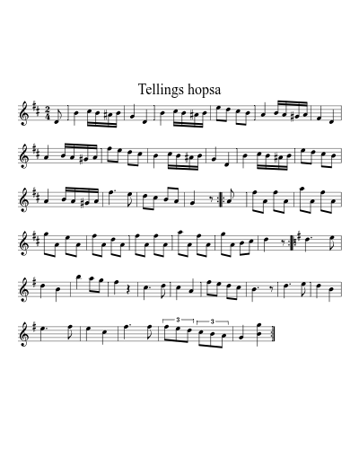 Tellings Hopsa (Version 2)