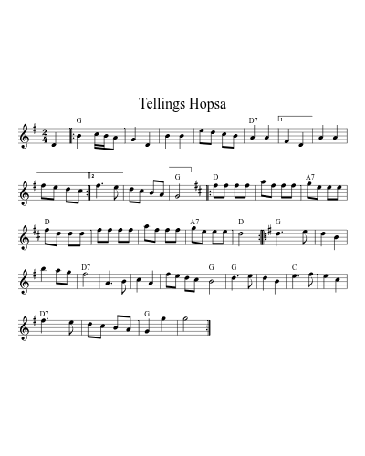 Tellings Hopsa (Version 3)