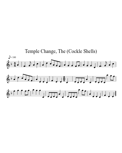 Temple Change, The (Cockle Shells)