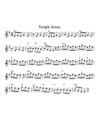 Temple house (Version 2)