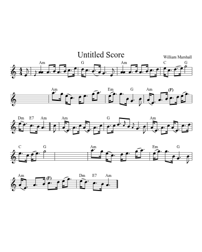 Test Dance80bar Str (Version 2) sheet music preview