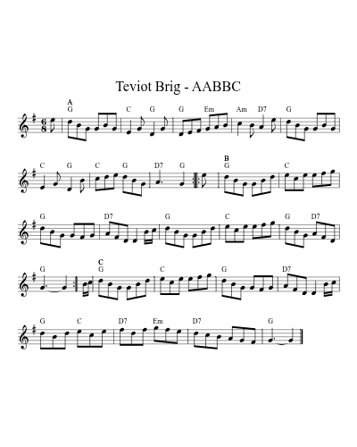Teviot Brig - AABBC
