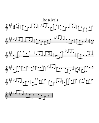 The Rivals sheet music preview