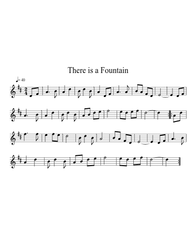 There is a Fountain (Version 2)