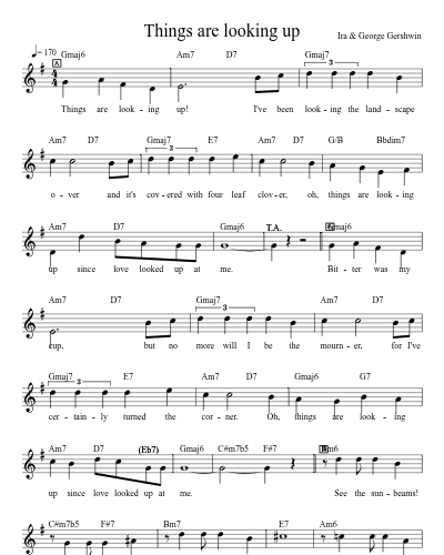 Things are looking up preview