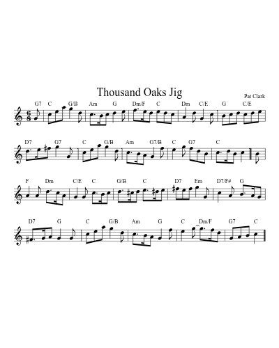 Thousand Oaks Jig (Version 2)