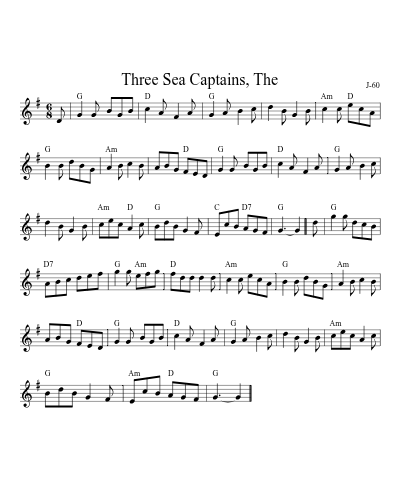 Three Sea Captains, The