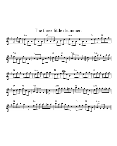 The Three Little Drummers (Version 5)