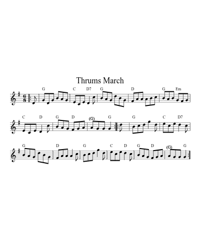 Thrums March (Version 2)