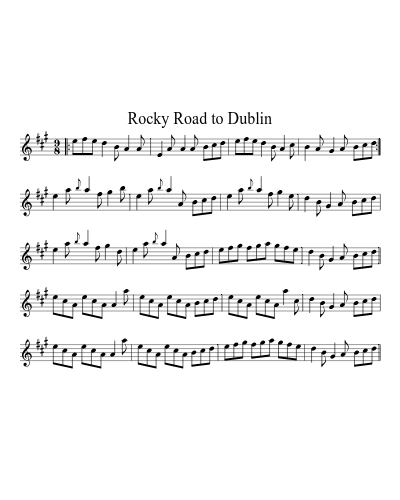 Rocky Road to Dublin