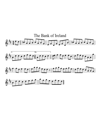 The Bank of Ireland (Version 2)