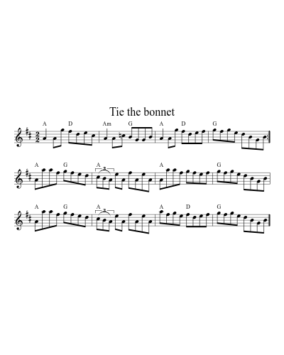 Tie the Bonnet (Version 6)