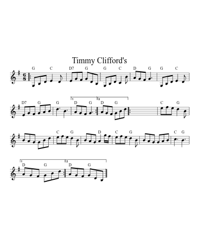 Timmy Clifford's (Version 7)