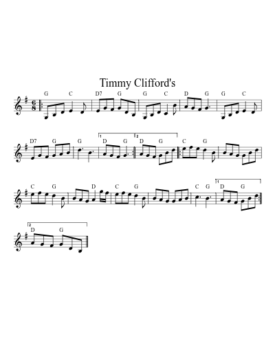 Timmy Clifford's (Version 8)