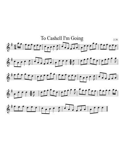 To Cashell I'm Going preview