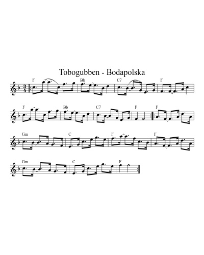 Tobogubben - Bodapolska