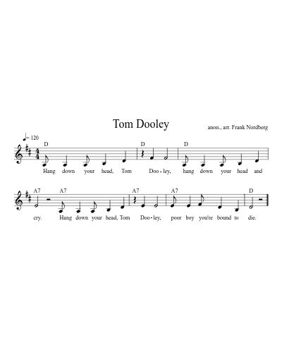 Tom Dooley preview