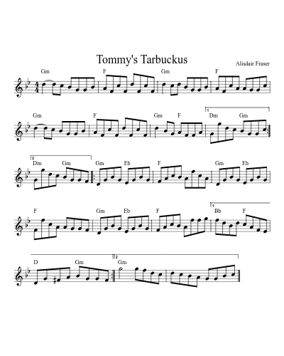 Tommy's Tarbuckus (Version 4)