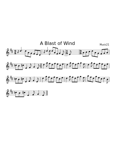 A Blast of Wind (Version 2)