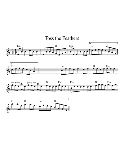 Toss the Feathers (Version 13)