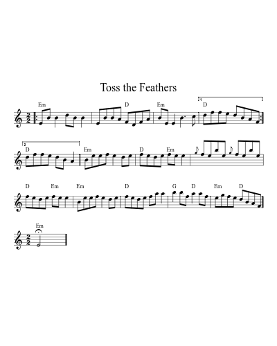 Toss the Feathers (Version 14)