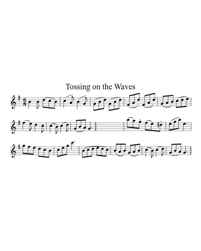 Tossing on the Waves (Version 3)