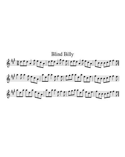 Blind Billy (Version 2)